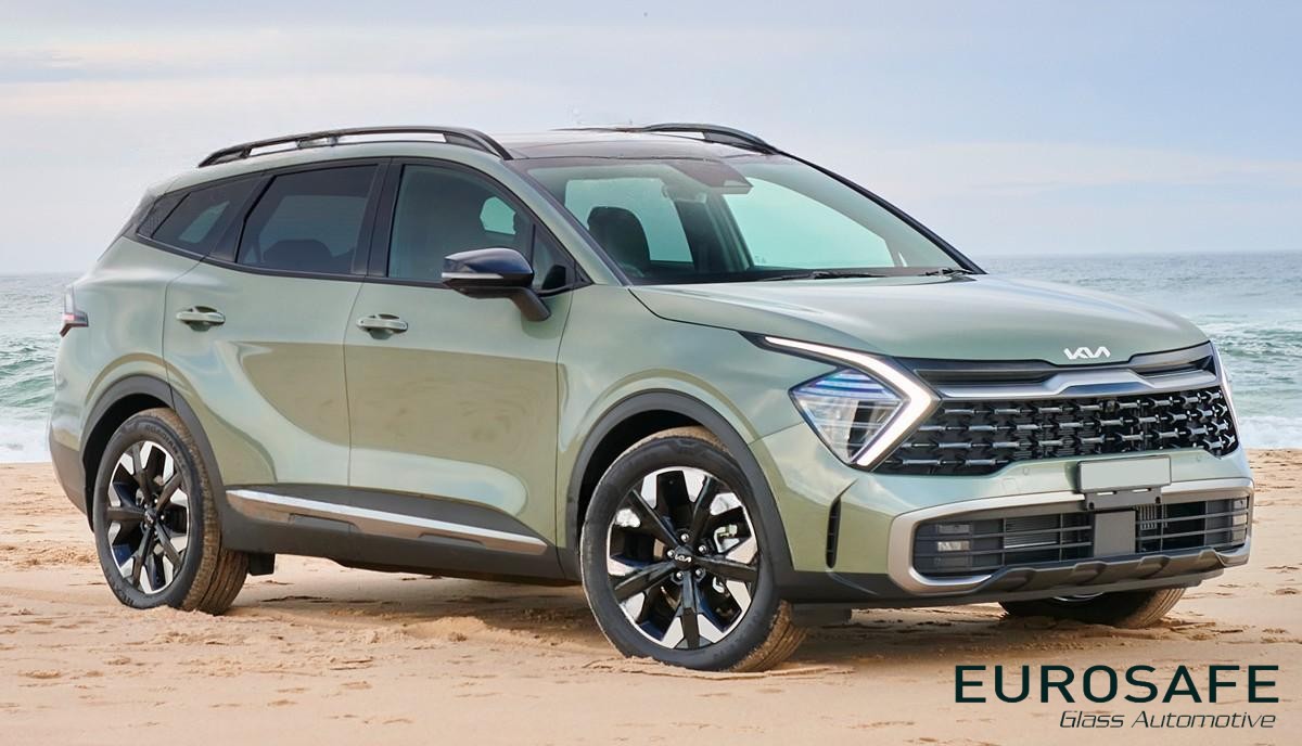 Vidrio Puerta Delantera Kia Sportage 5P 2022 Verde