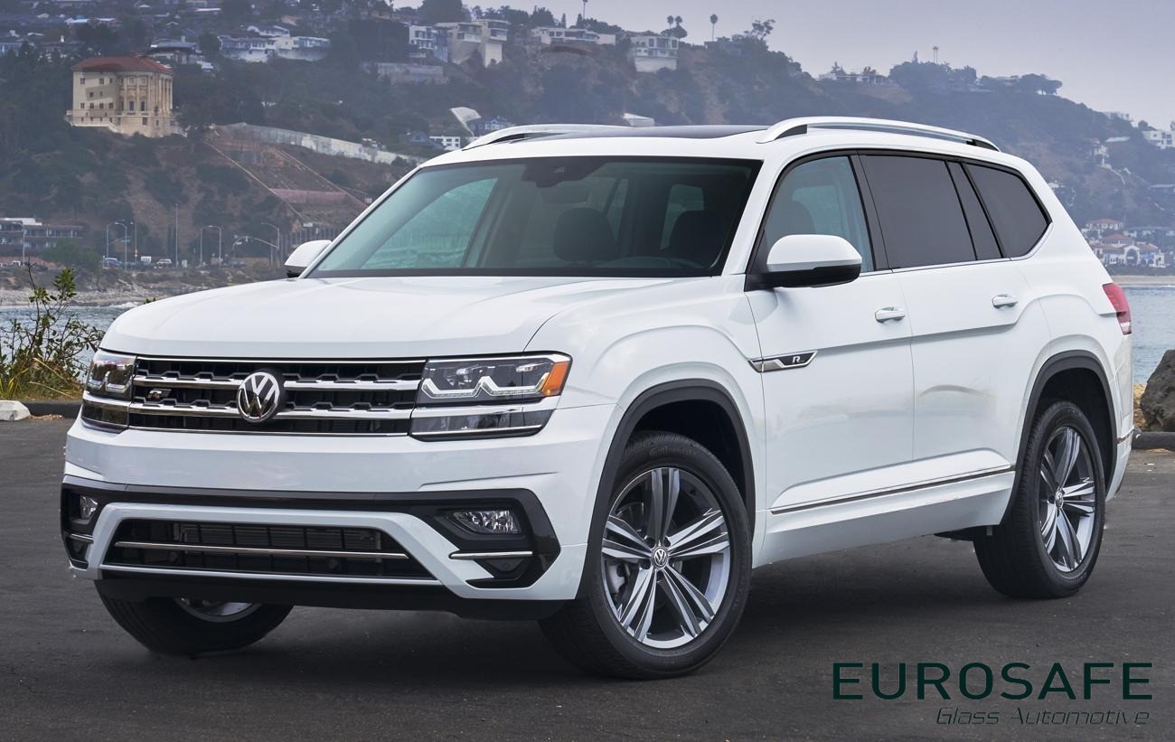 Vidrio Puerta Delantera Volkswagen Atlas 2Perf 2017 Verde