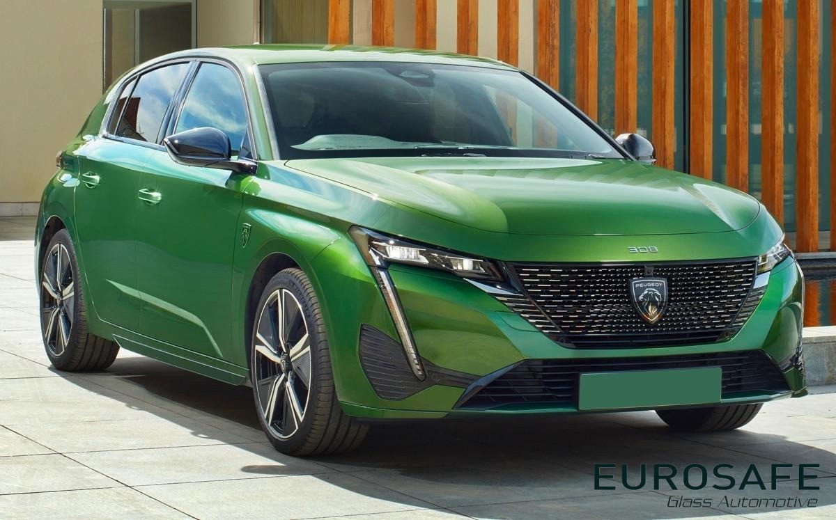 Vidrio Puerta Delantera Peugeot 308 Lam 5P 2022 Verde