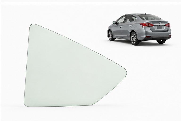Vidrio Aleta Trasera Nissan Versa 4P 2011-2019 Verde - AutoVidriosRobin