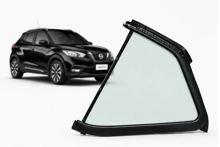 Vidrio Aleta Trasera Nissan Kicks 5P 2016-2026 Verde - AutoVidriosRobin