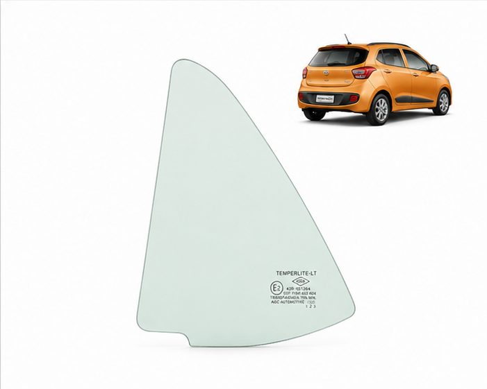 Vidrio Aleta Trasera Hyundai Grand I10 5P 2014-2019 Ver - AutoVidriosRobin