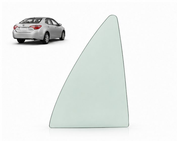 Vidrio Aleta Trasera Toyota Corolla 4P 2009-2013 Verde - AutoVidriosRobin