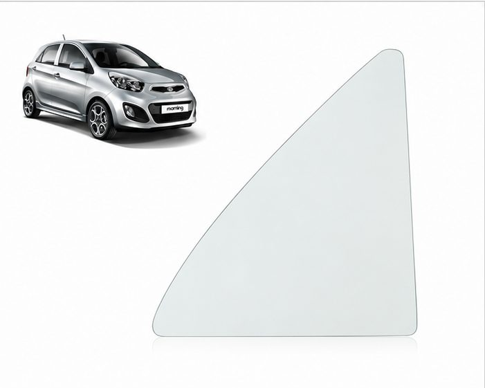 Vidrio Aleta Trasera Kia Morning 5P 2011-2016 Verde - AutoVidriosRobin