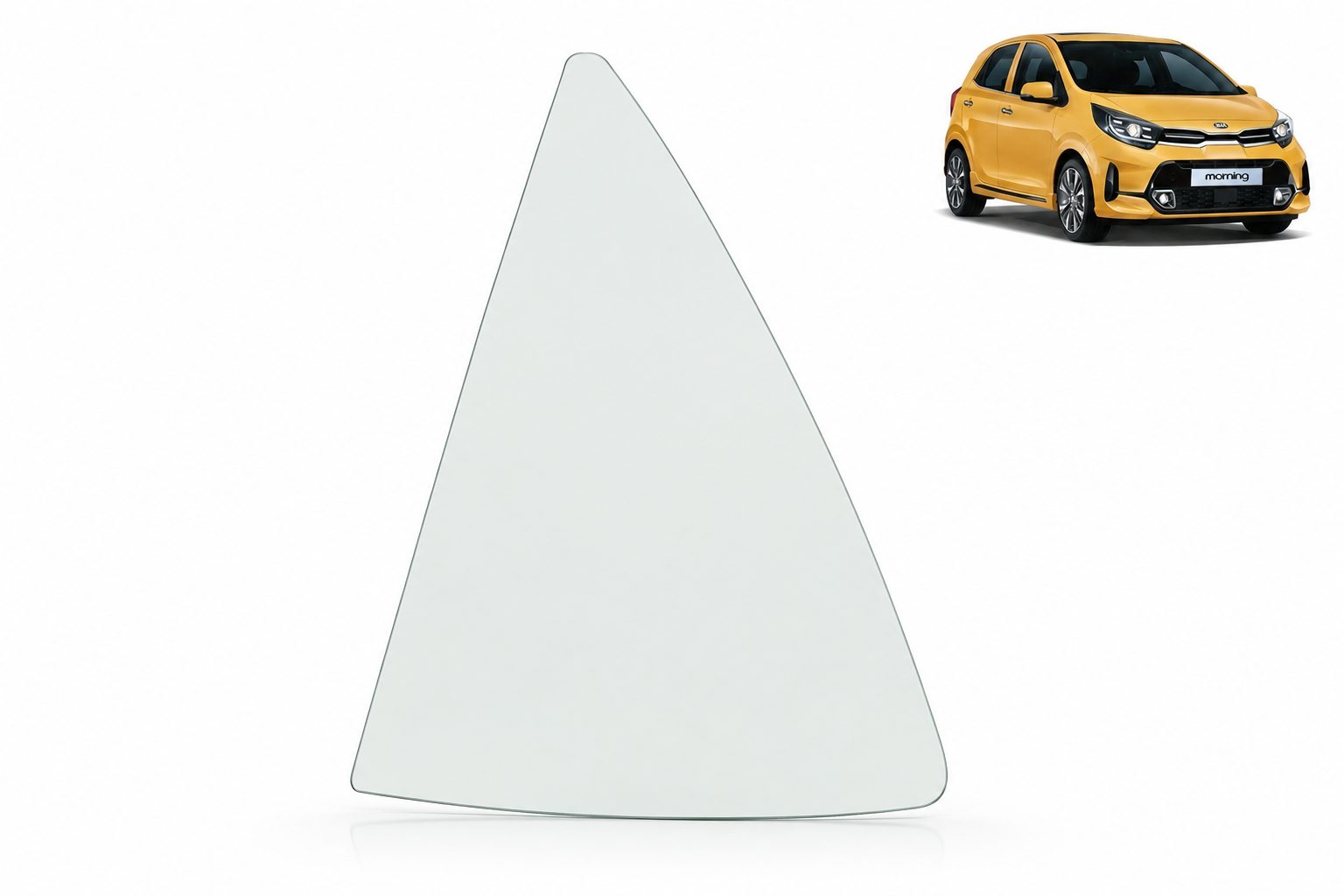 Vidrio Aleta Trasera Kia Morning 5P 2017-2023 Verde - AutoVidriosRobin