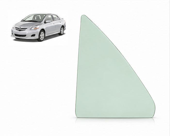 Vidrio Aleta Trasera Toyota Yaris 4P 2006-2012 Verde - AutoVidriosRobin