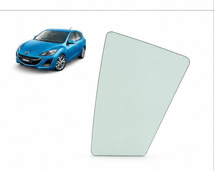 Vidrio Aleta Trasera Mazda 3 5P 2009-2013 Verde - AutoVidriosRobin