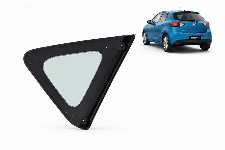 Vidrio Lateral Trasero Mazda 3 5P 2009-2013 Verde Izquierdo - AutoVidriosRobin
