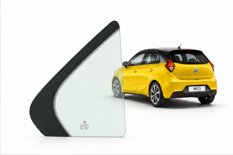 Vidrio Aleta Trasera MG 3 5P 2011-2016 Verde - AutoVidriosRobin