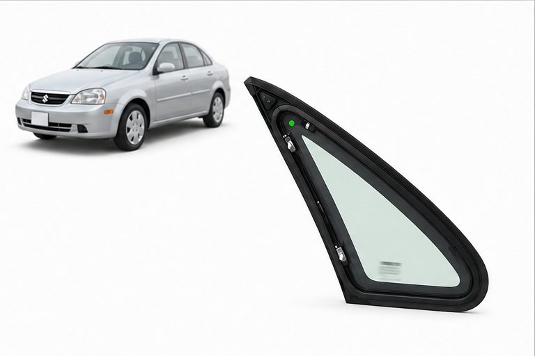 Vidrio Aleta Trasera Chevrolet Optra 4P 2003-2013 Verde - AutoVidriosRobin