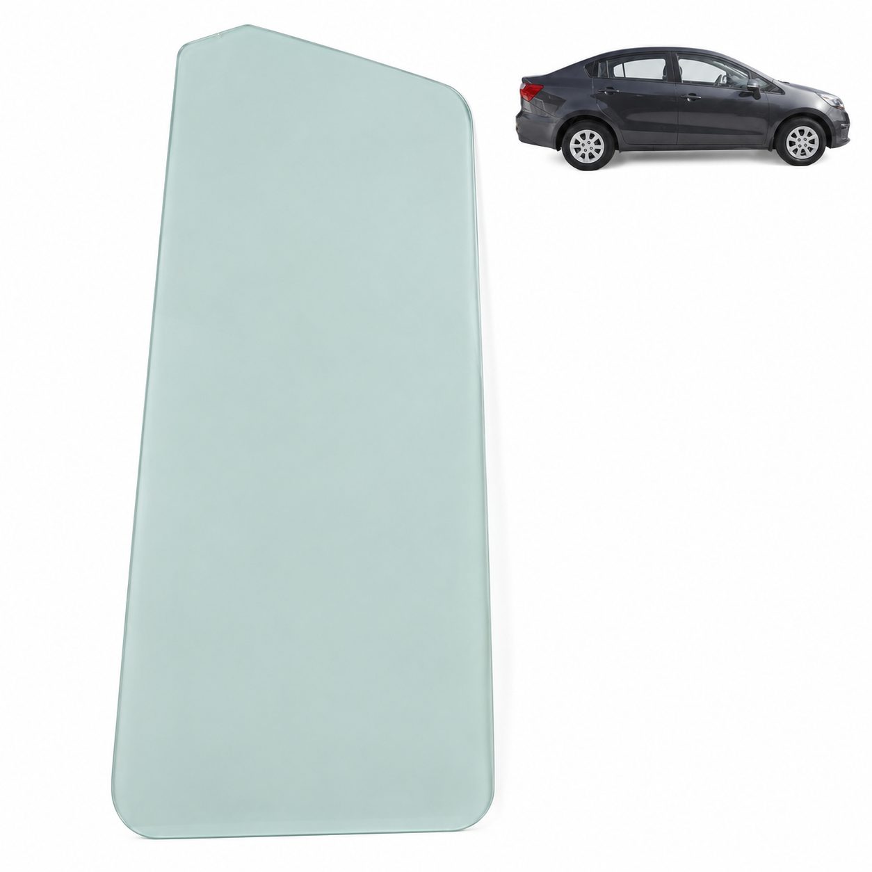 Vidrio Aleta Trasera Kia Rio 4 4P 2011-2016 Verde - AutoVidriosRobin