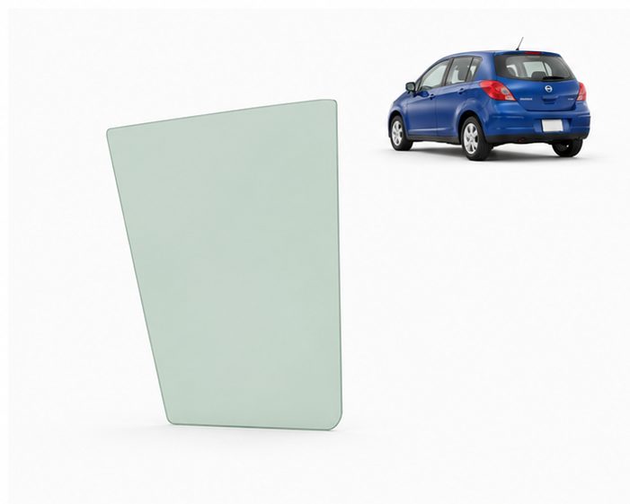 Vidrio Aleta Trasera Nissan Tiida 5P 2006-2011 Verde - AutoVidriosRobin