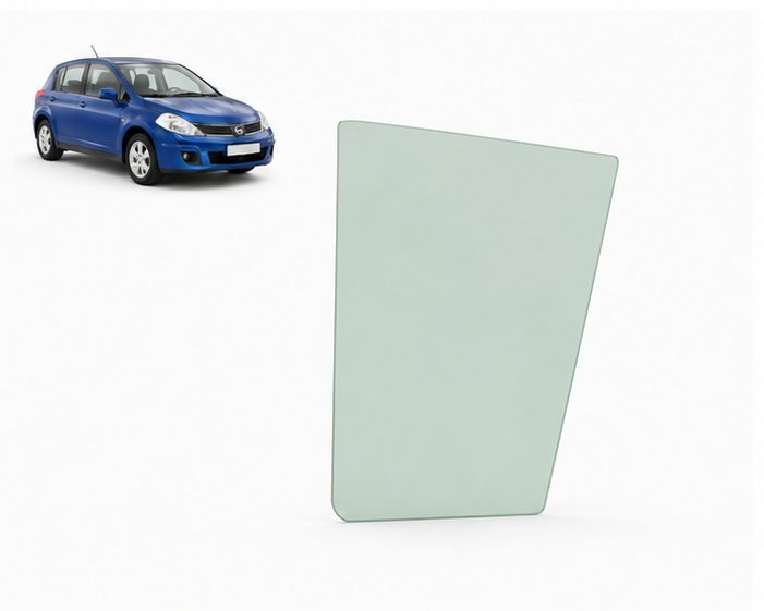 Vidrio Aleta Trasera Nissan Tiida 5P 2006-2011 Verde - AutoVidriosRobin