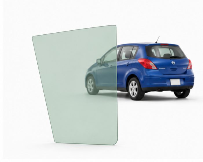 Vidrio Aleta Trasera Nissan Tiida 5P 2006-2011 Verde - AutoVidriosRobin