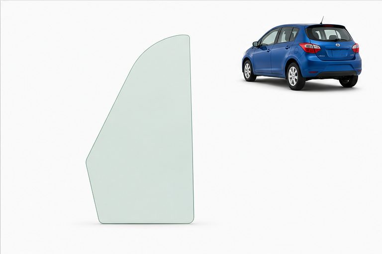 Vidrio Aleta Trasera Nissan Tiida 4P 2006-2011 Verde - AutoVidriosRobin