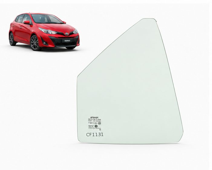 Vidrio Aleta Trasera Toyota Yaris 4P 2018-2022 Verde - AutoVidriosRobin