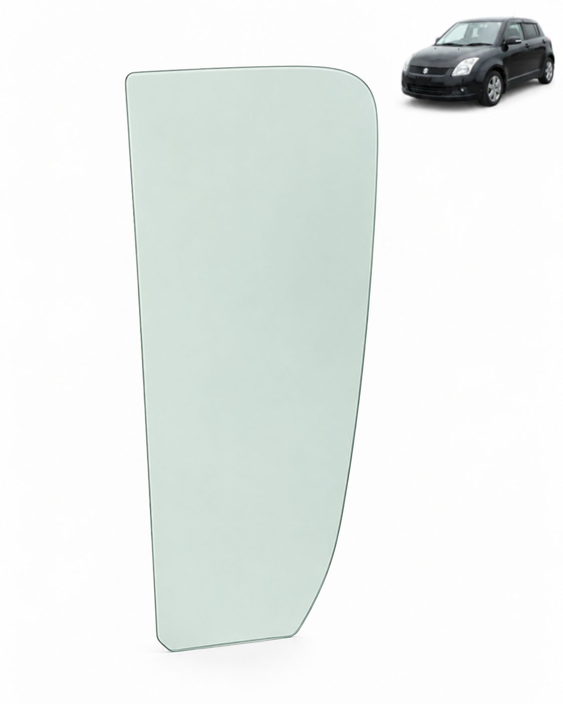Vidrio Aleta Trasera Suzuki Swift 5P 2004-2010 Verde - AutoVidriosRobin