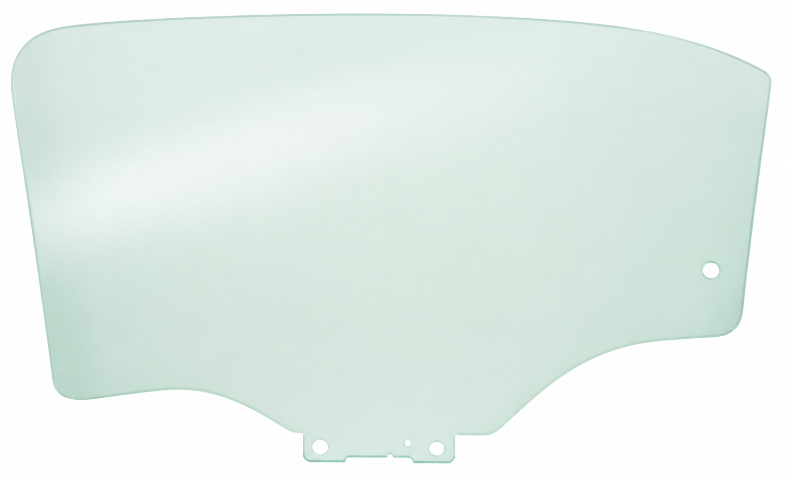 Vidrio Puerta Trasera Volkswagen Voyage/gol G5 / 4P 2008 Verde