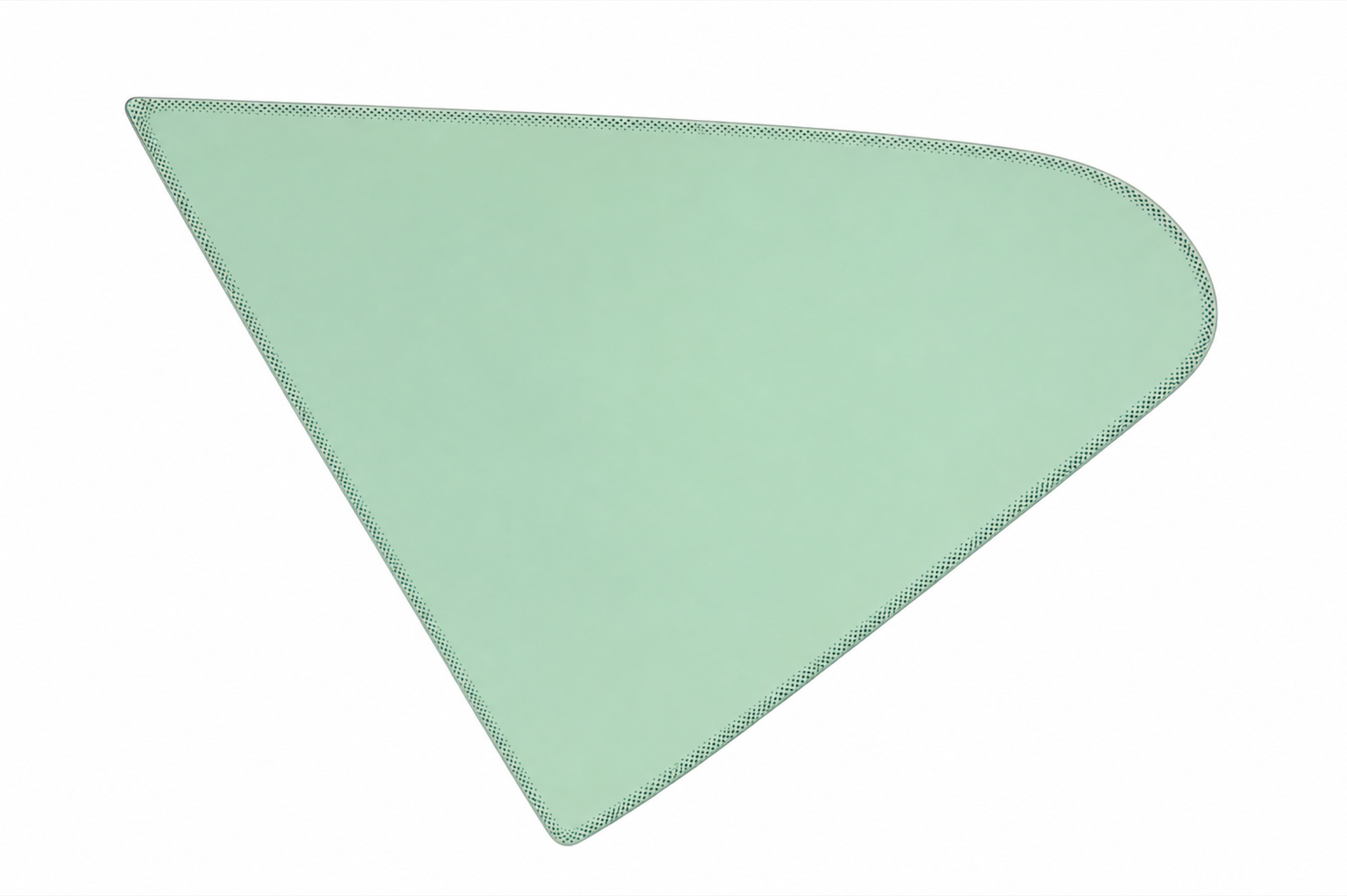 Vidrio Lateral Trasero Nissan Qashqai 5P 2007-2014 Verde