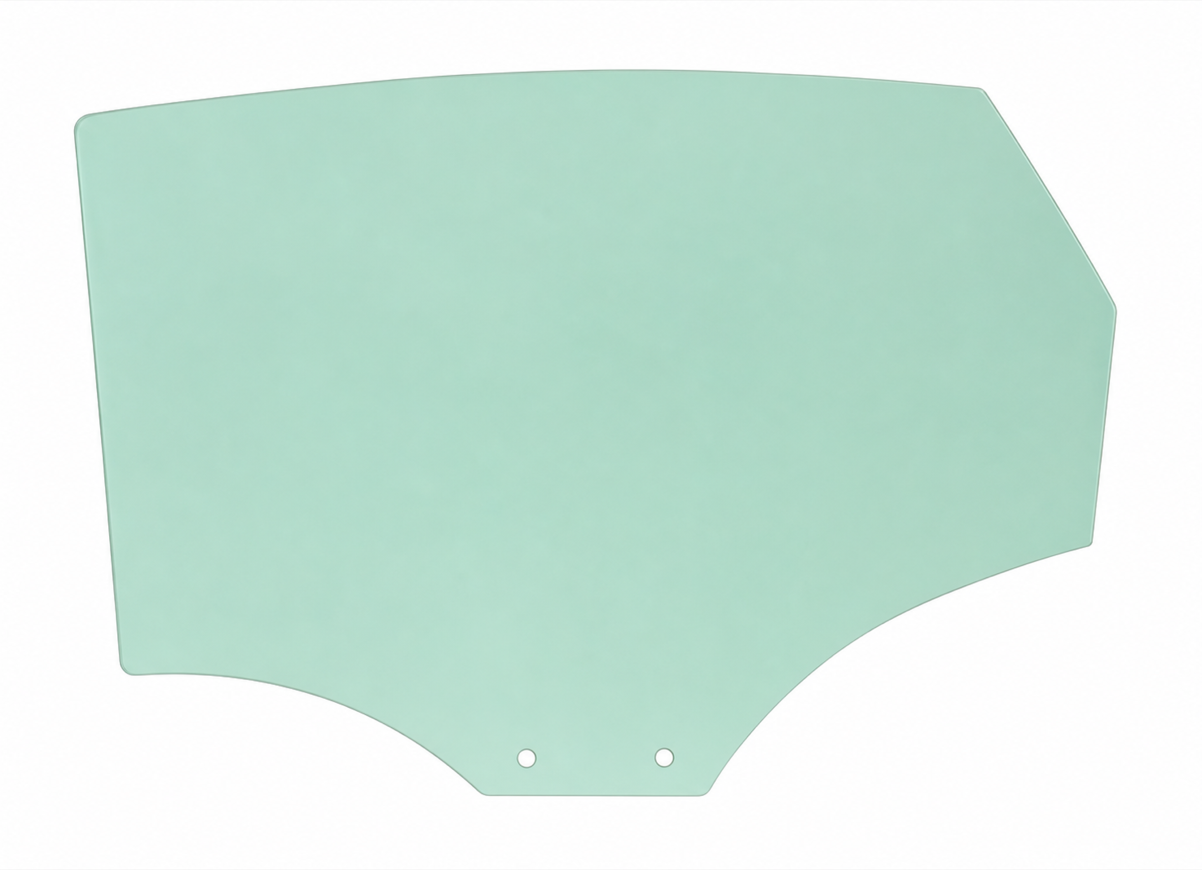 Vidrio Puerta Trasera Audi A4 4P 2Perf 2009 Verde - AutoVidriosRobin