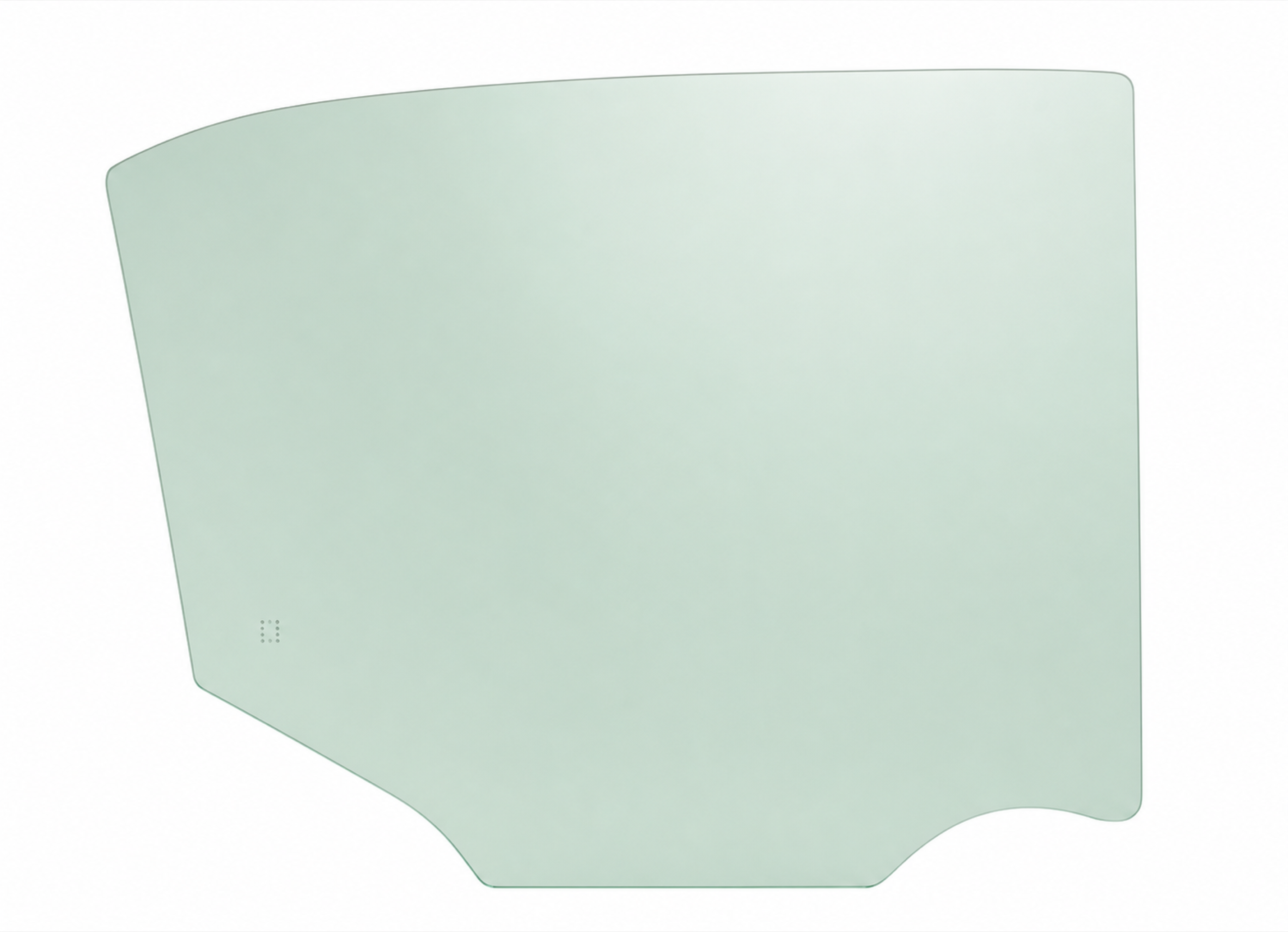 Vidrio Puerta Trasera MG 3 5P 2Perf 2011 Verde - AutoVidriosRobin