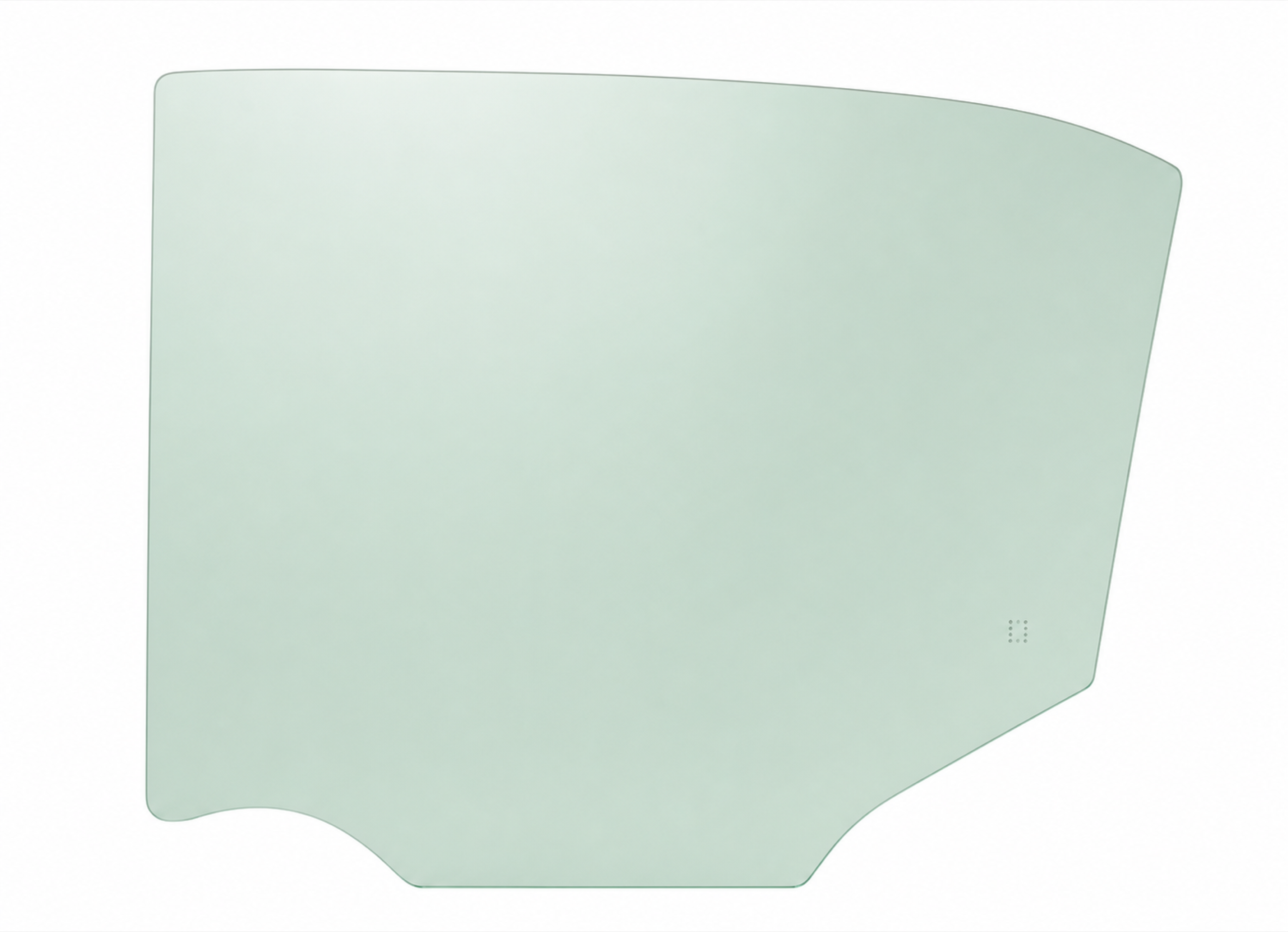 Vidrio Puerta Trasera MG 3 5P 2Perf 2011 Verde - AutoVidriosRobin
