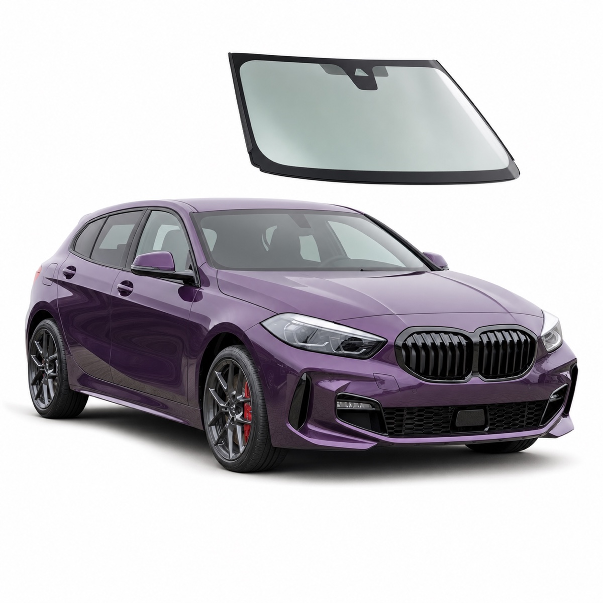 Parabrisas BMW Serie 1 F40 C/Sen 5P C/Mol 2019-2024 Deg - AutoVidriosRobin