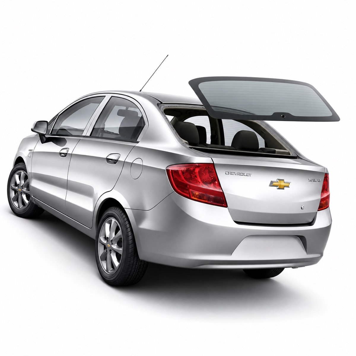 Luneta Portalon Chevrolet Sail 4P 2010-2014 Verde - AutoVidriosRobin