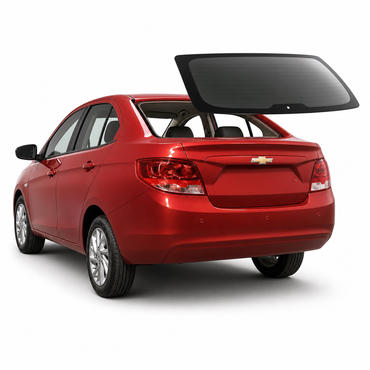 Luneta Portalon Chevrolet Sail 4P 2015-2023 Verde - AutoVidriosRobin