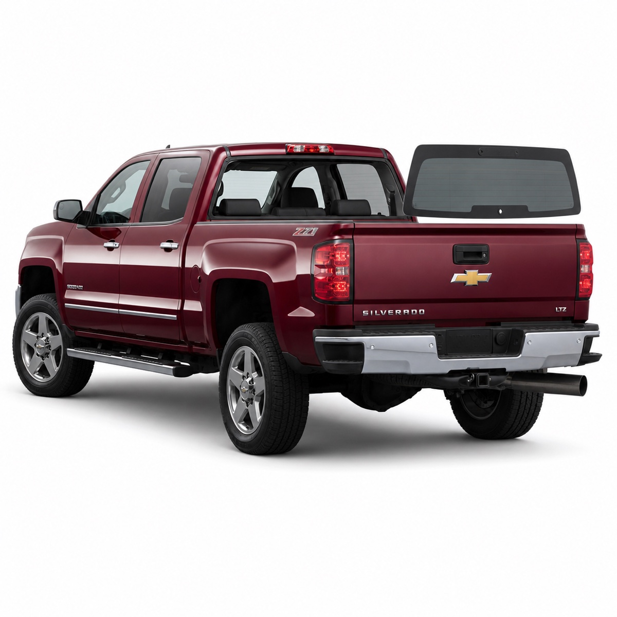 Luneta Portalon Chevrolet Silverado C/Def 2014-2018 Priv - AutoVidriosRobin