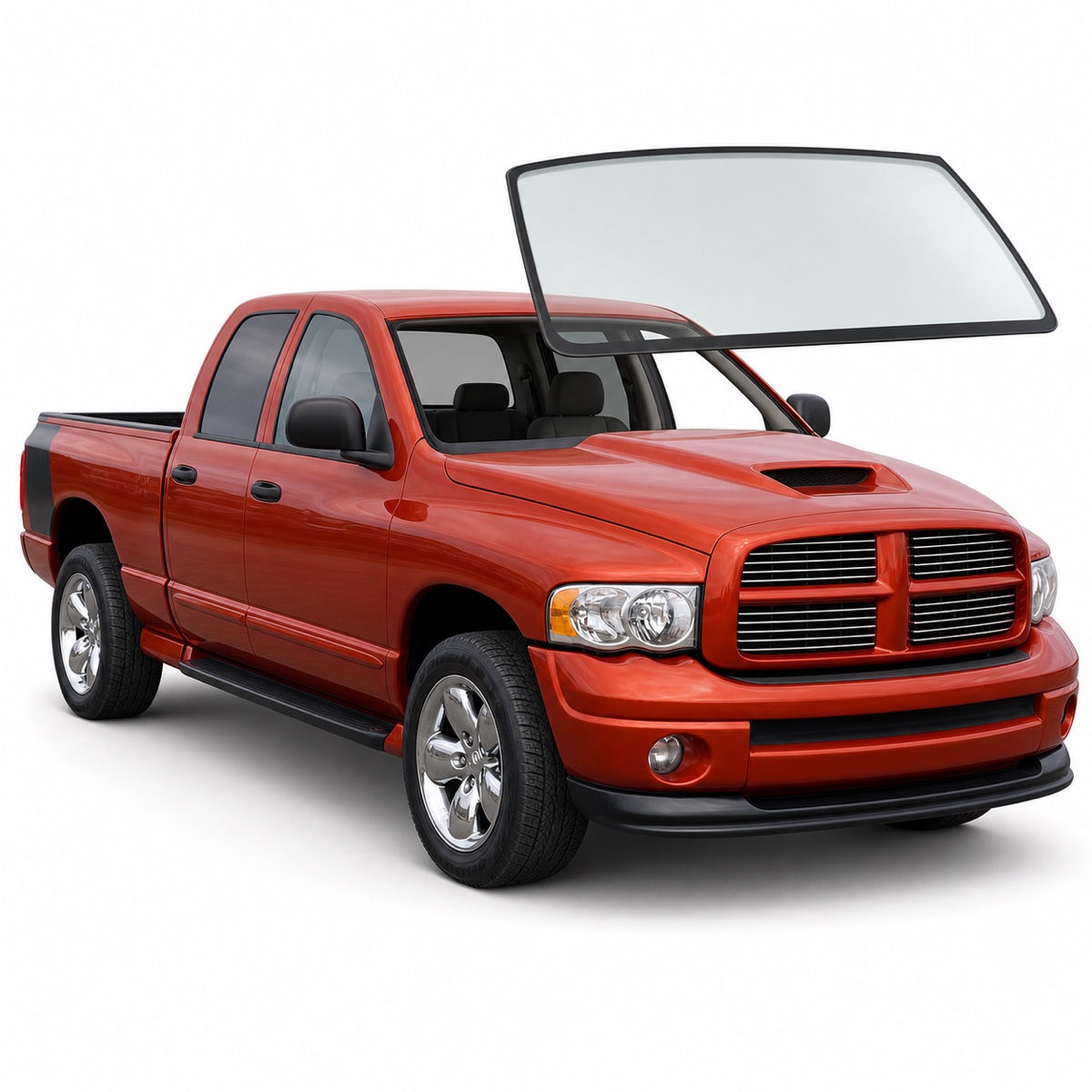 Parabrisas Dodge RAM 1500/2500 2P/4P 2003-2008 Deg - AutoVidriosRobin