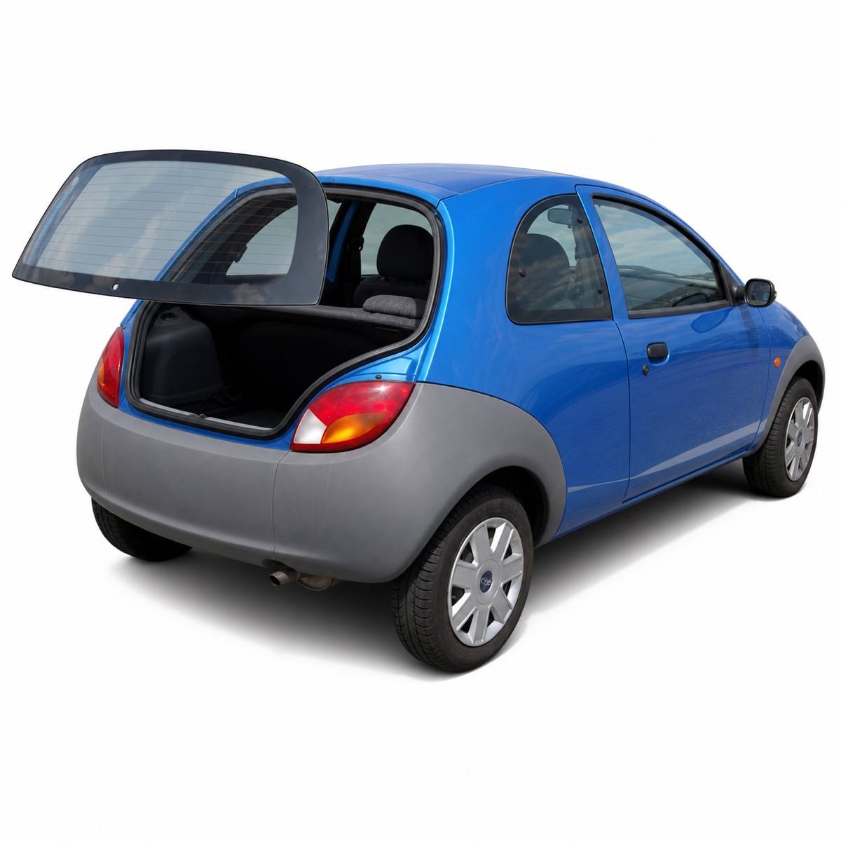 Luneta Portalon Ford Ka 3P 1997-2008 Verde