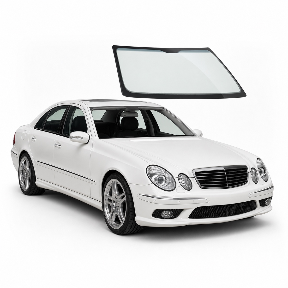 Parabrisas Mercedes E-Class W211 C/Sen C/Mol 2002-2009 Deg - AutoVidriosRobin