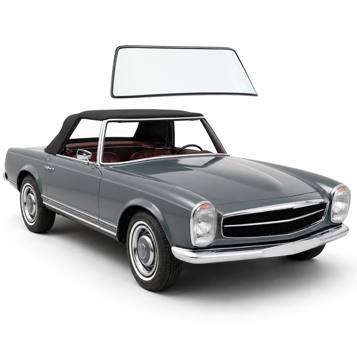 Parabrisas Mercedes Benz Sl W113 Coupe/Cabriolet 1963-1971 - AutoVidriosRobin