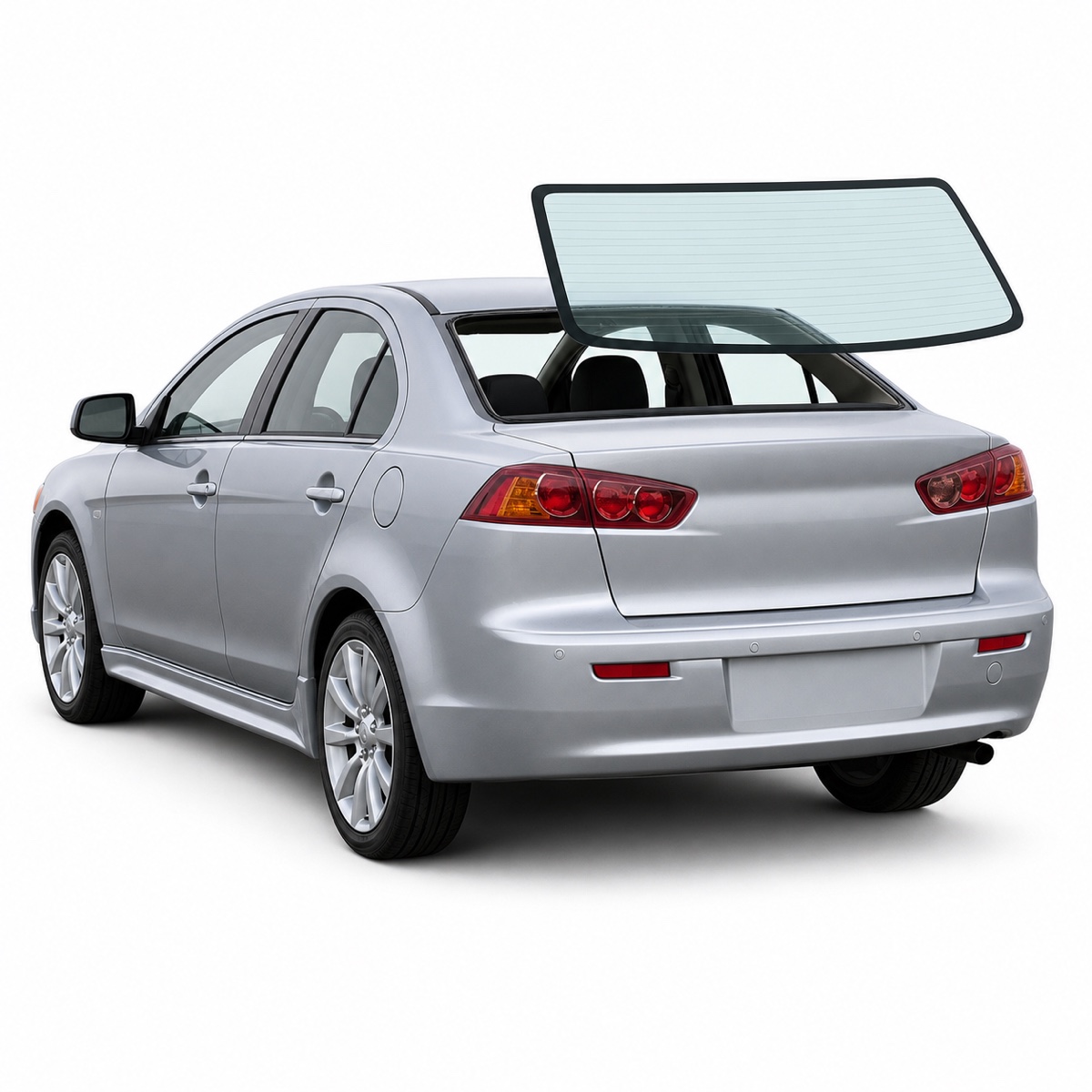 Luneta Portalon Mitsubishi Lancer 4P EX 2007-2017 Ver - AutoVidriosRobin